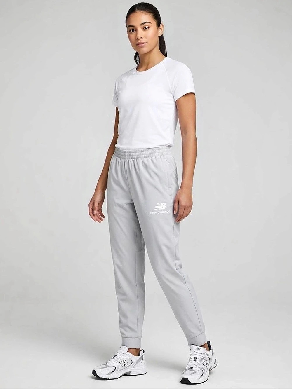 New Balance Light Gray Track Pants